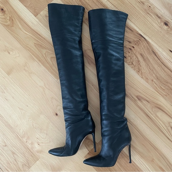 Paris Texas Over-the-Knee Stiletto Boots - Picture 2 of 6
